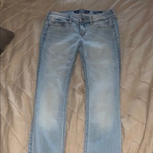 Light blue Low Rise Hollister Jeans